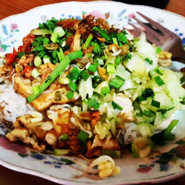 kumpulan resep masakan Nusantara, Resep masakah khas cirebon, makanan khas cirebon, cara membuat Nasi Lengko, sega lengko